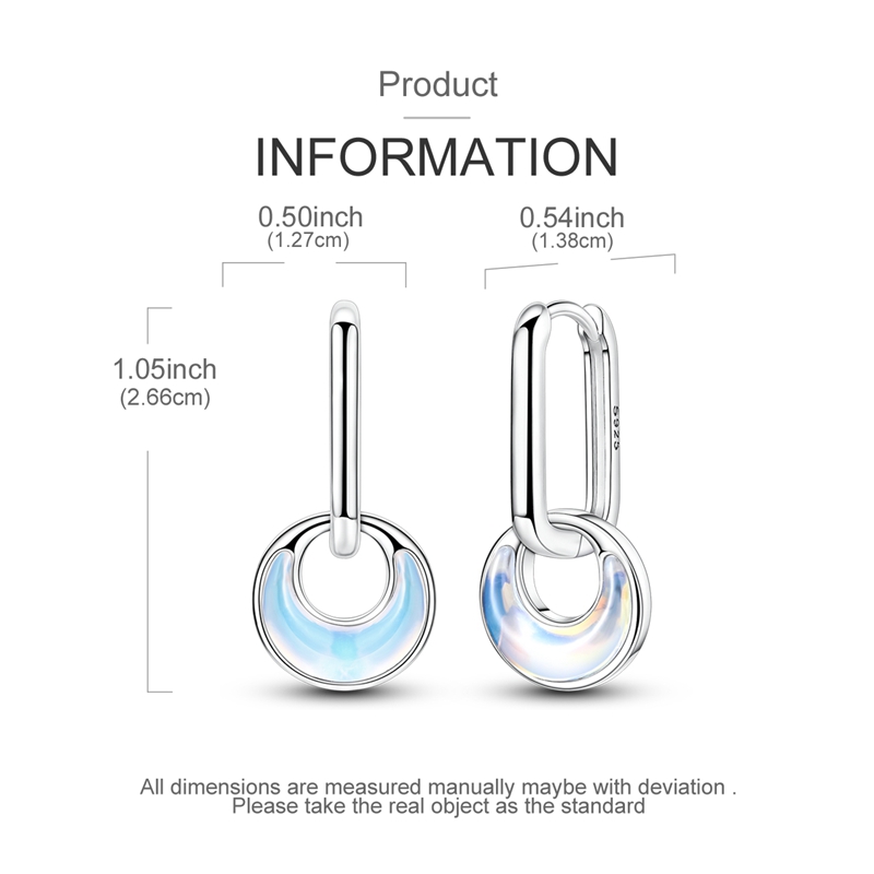 Women's 925 Hoop & Stud Earrings Set